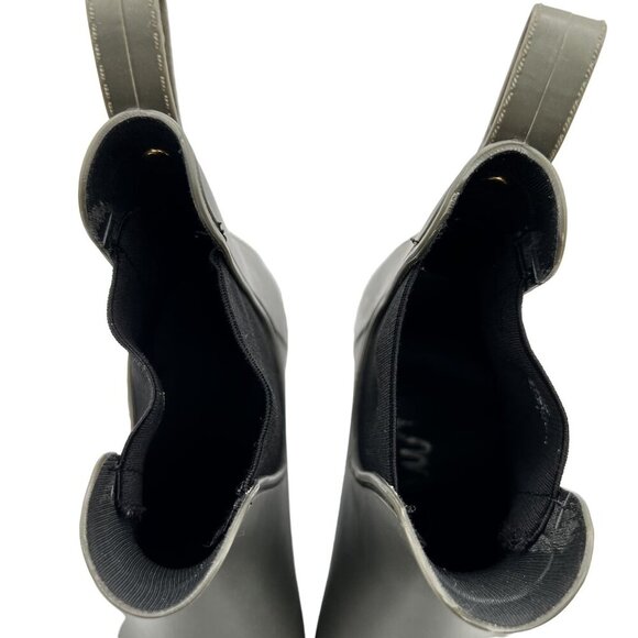 Sam Edelman Womens 8 Tinsley Moss Green Chelsea Ankle Rain Bootie - Picture 11 of 16